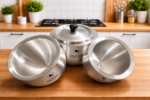 Stainless Steel Cooking Pot Set – 3 Pcs | Round Bottom Patila