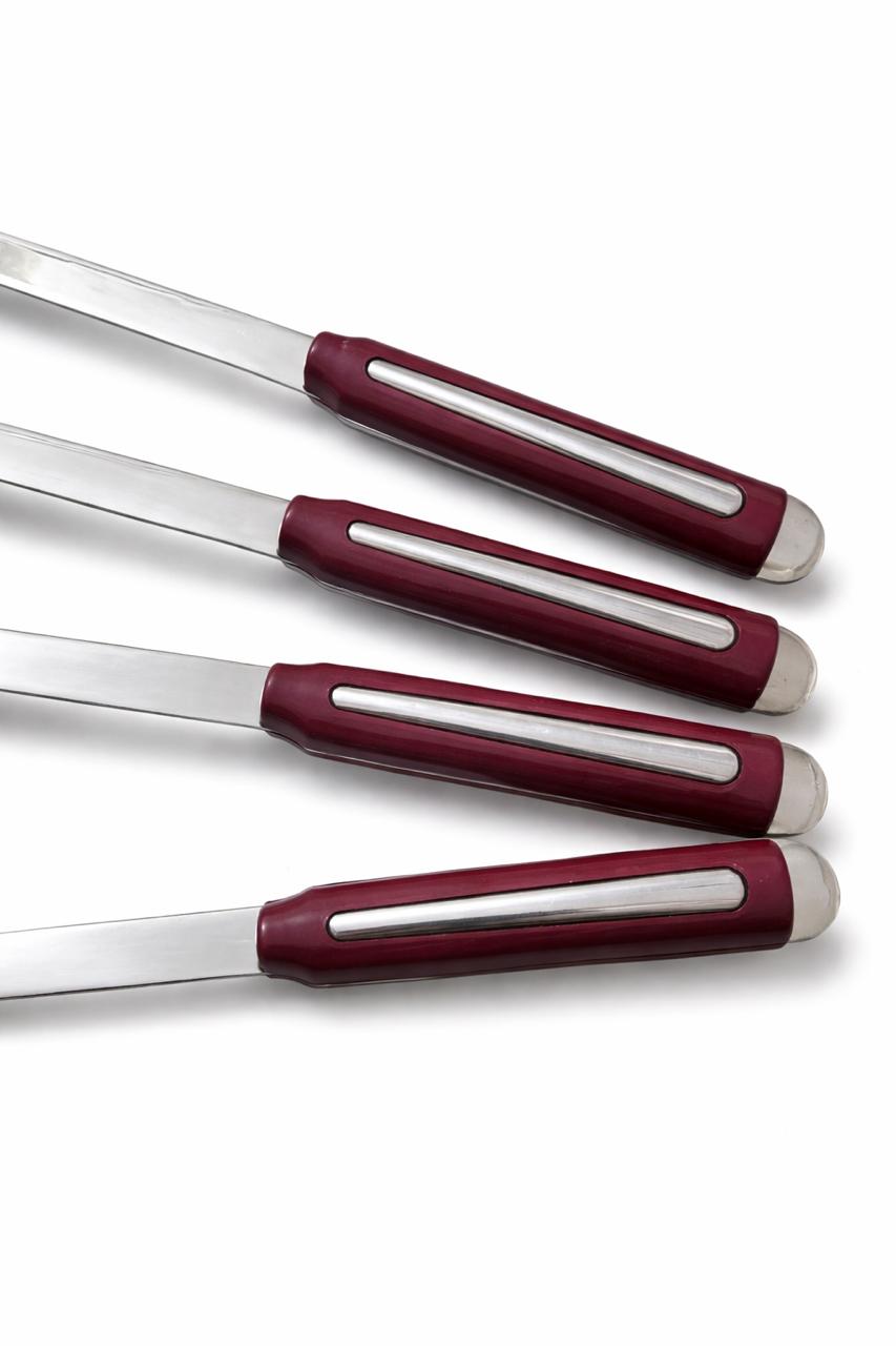 5-piece stainless steel cooking spoon set
