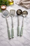 5-piece stainless steel cooking spoon set