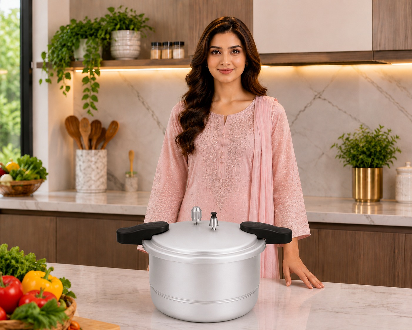 Premium Aluminum Pressure Cooker