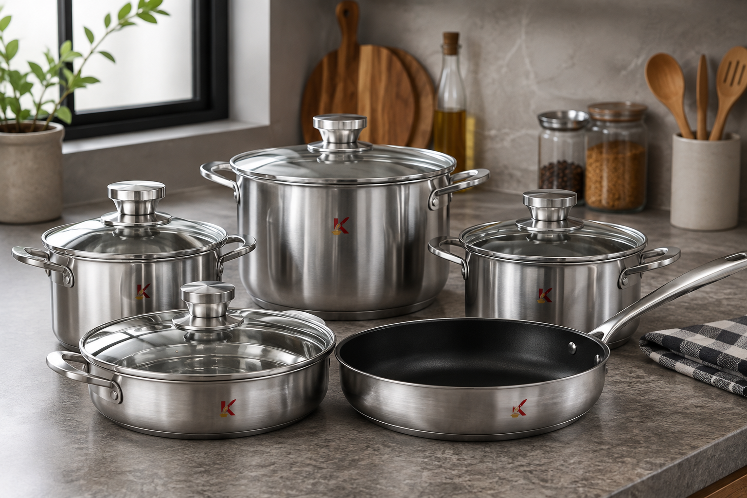 Metal Finish Cookware Set Pakistan: Durable Cookware for Every Kitchen